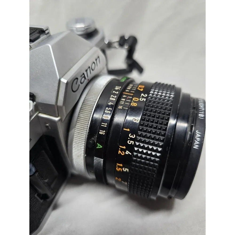 Canon AE-1 35mm Film Camera Canon 50mm Lens- NOT TESTED - Picture 10 of 16
